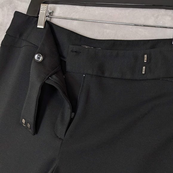 NWT Zoe D Womens Pants Size 10 ~ Black High Rise Straight Leg Stretch - Picture 5 of 6